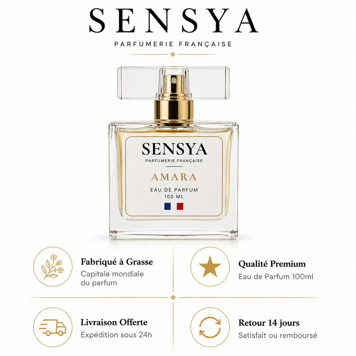 AMARA - Eau de Parfum 100ml Praline · Framboise