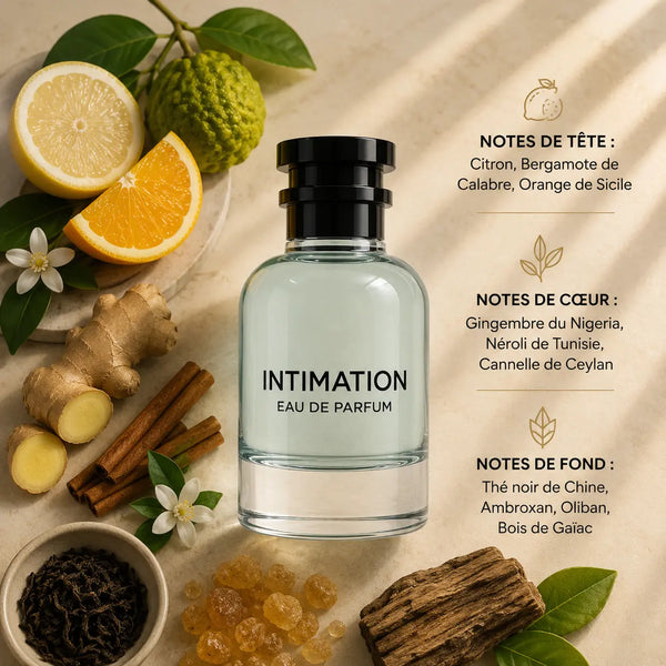 INTIMATION Agrumé · Épicé · Boisé
