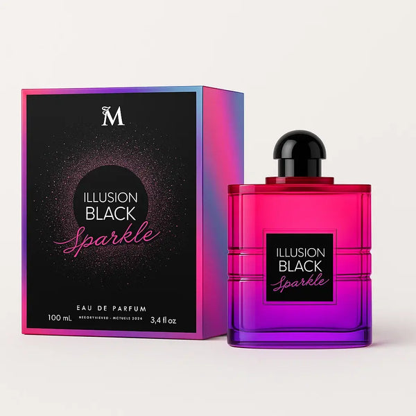 Illusion Black Sparkle Inspiration Black Opium Glitter Yves Saint Laurent